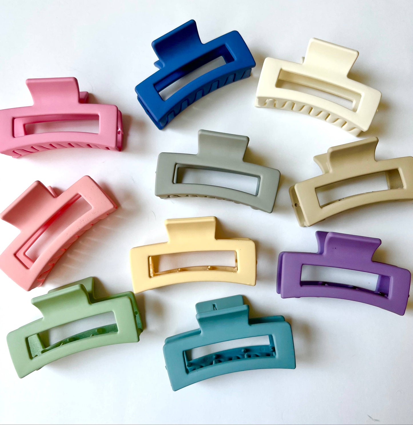 Frosting Company - Small Hair Claw Clips - Multicolored Set