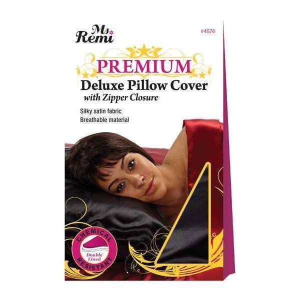 Ms. Remi Deluxe Pillow Cover with Zipper Black