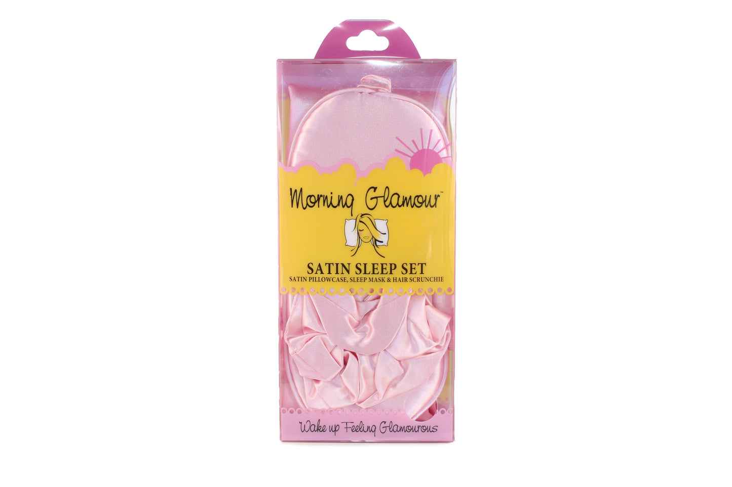 Morning Glamour - Ultimate Sleep Set Satin Pillowcase, Eye mask and Scrunchie