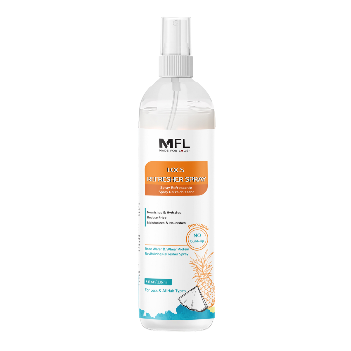 Made For Locs - Locs Rose-Water Refresher Spray | 8 oz