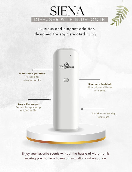 FRAGRANZA613 Inc - Siena (Bluetooth) Scent Diffuser - Covers up to 1,000 sq/ft