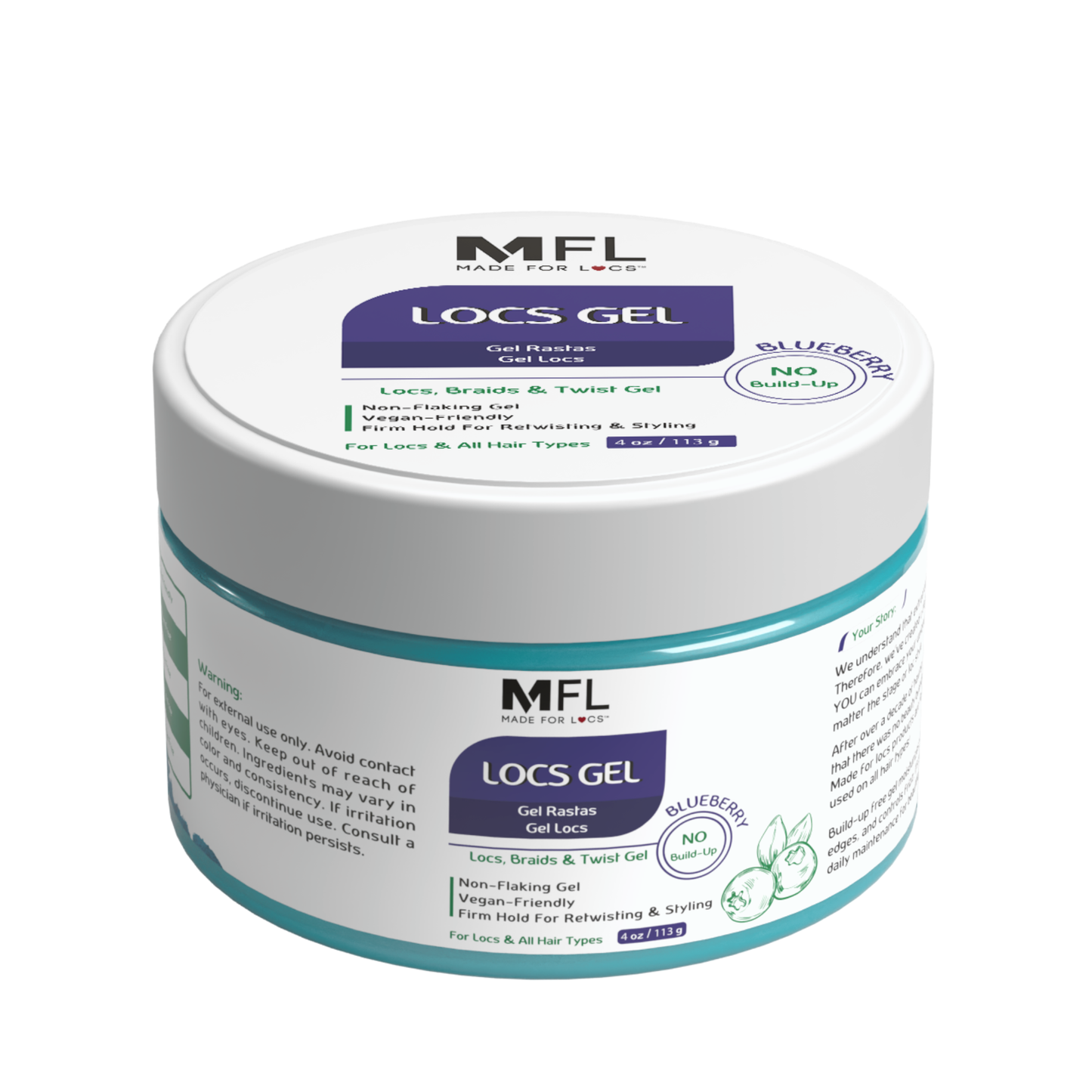 Made For Locs - Locs, Braids & Retwisting Firm Hold Gel | 4 oz