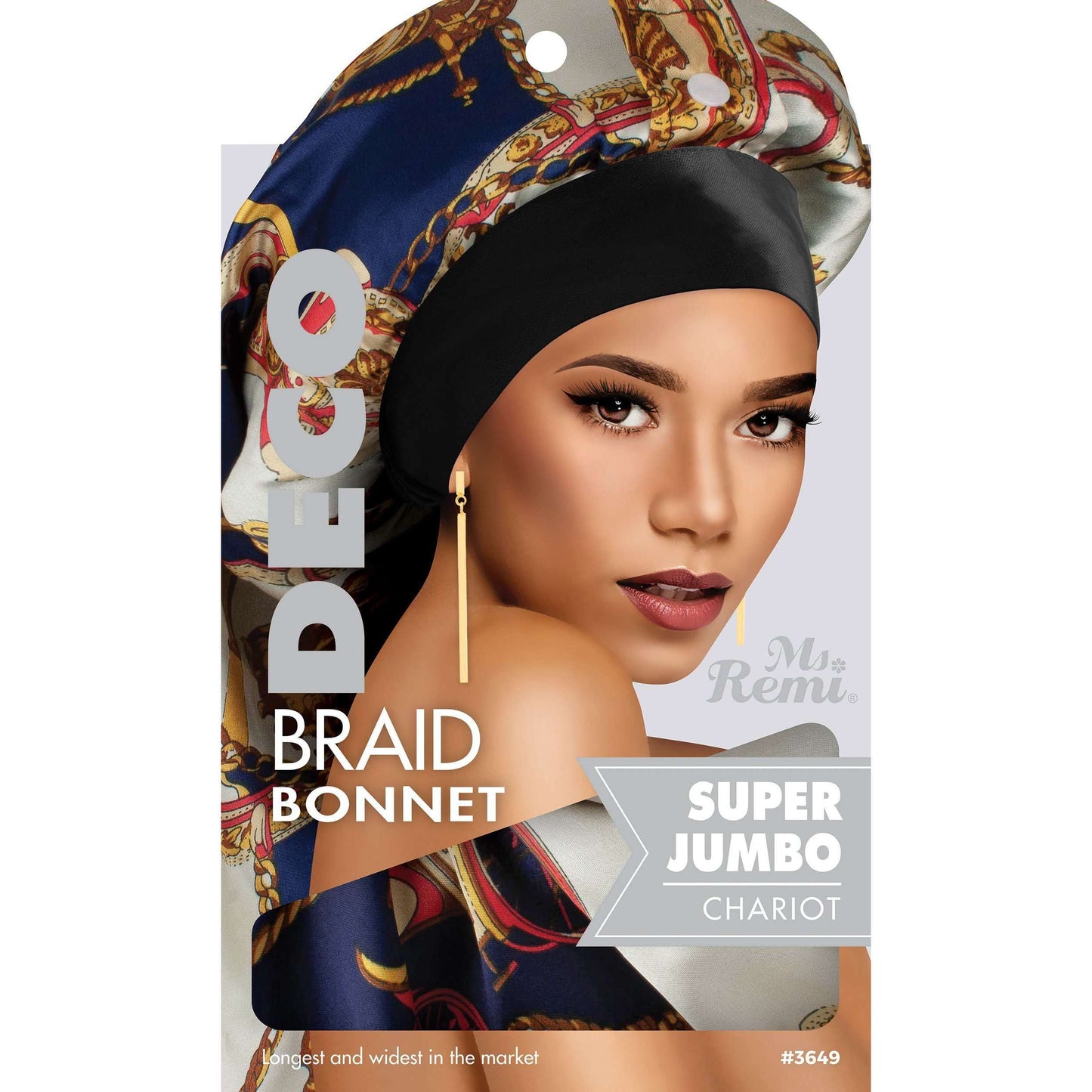Ms. Remi Deco Braid Bonnet Jumbo - XL Assorted Colors