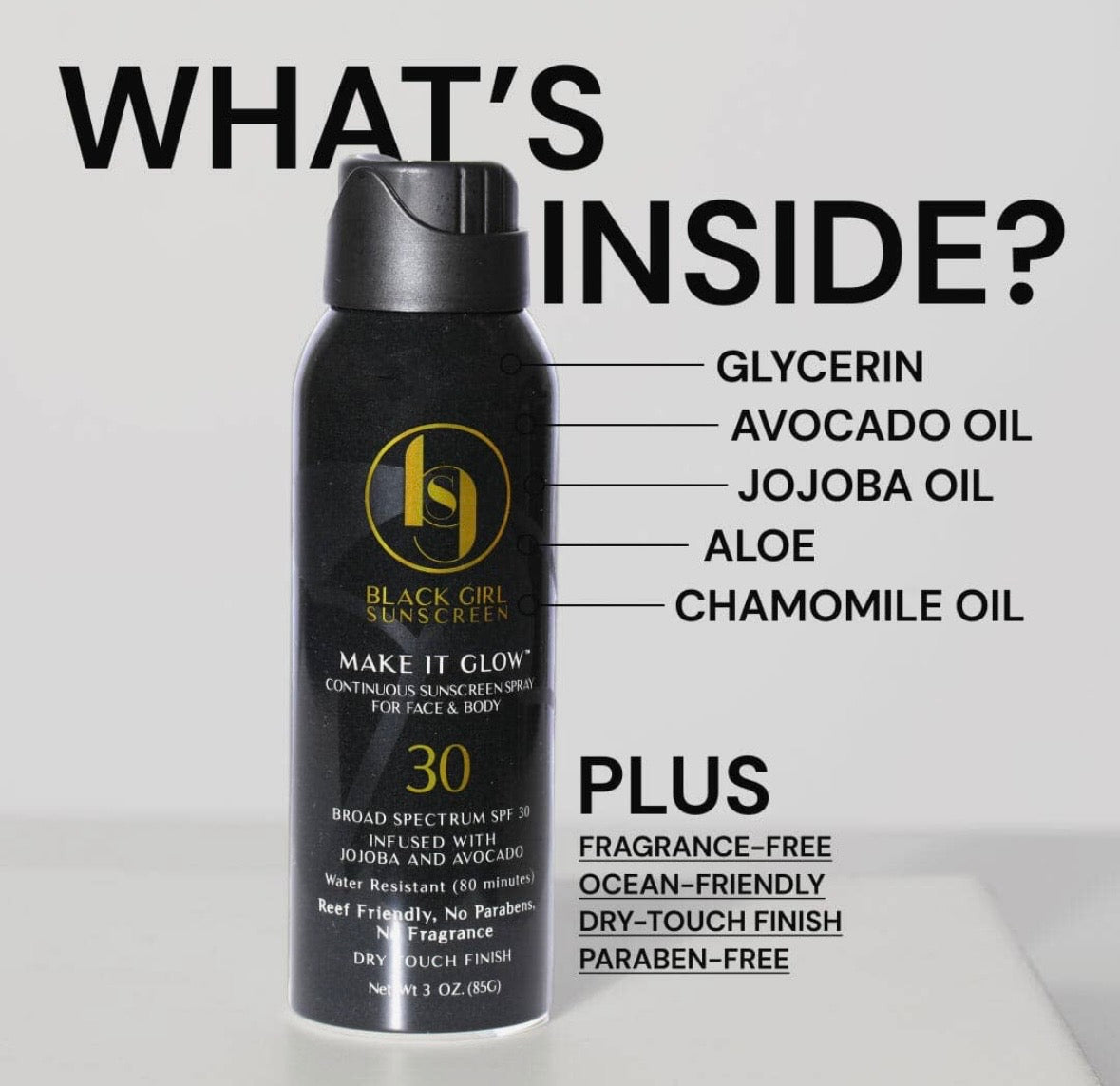 Black Girl Sunscreen-Make It Glow™ Spf 30 (Face & Body) 3oz