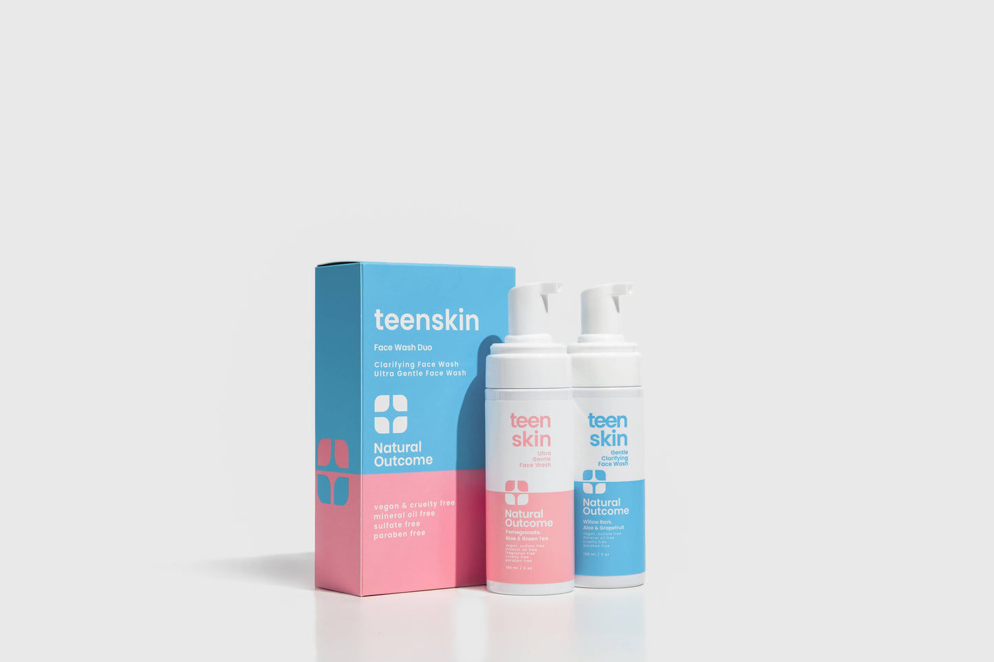 Natural Outcome Skincare-Teen Skin Face Wash Duo