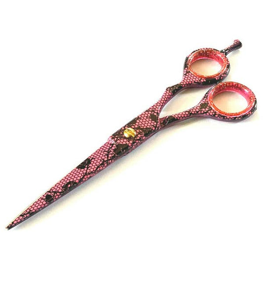 Professional 6" Barber Scissors Shears Hair Cutting Trimming Pink