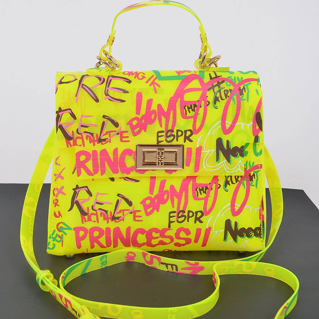 Graffiti Top Handle Bag