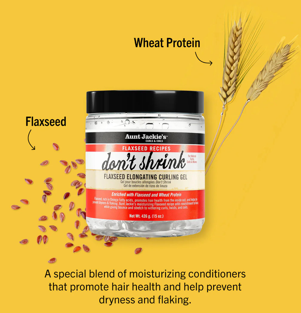 Aunt Jackie's Flaxseed Don't Shrink Curling Gel - 15 oz