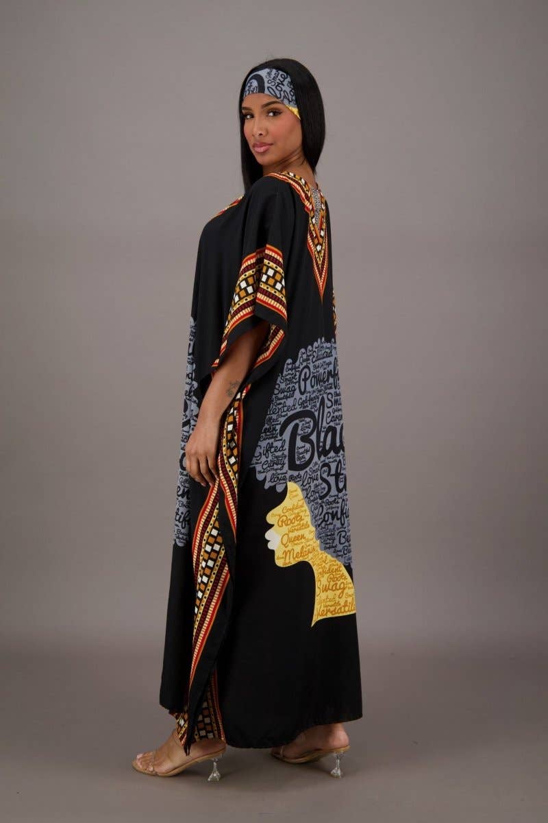 Advance Apparels - Dashiki Border Print Kaftan