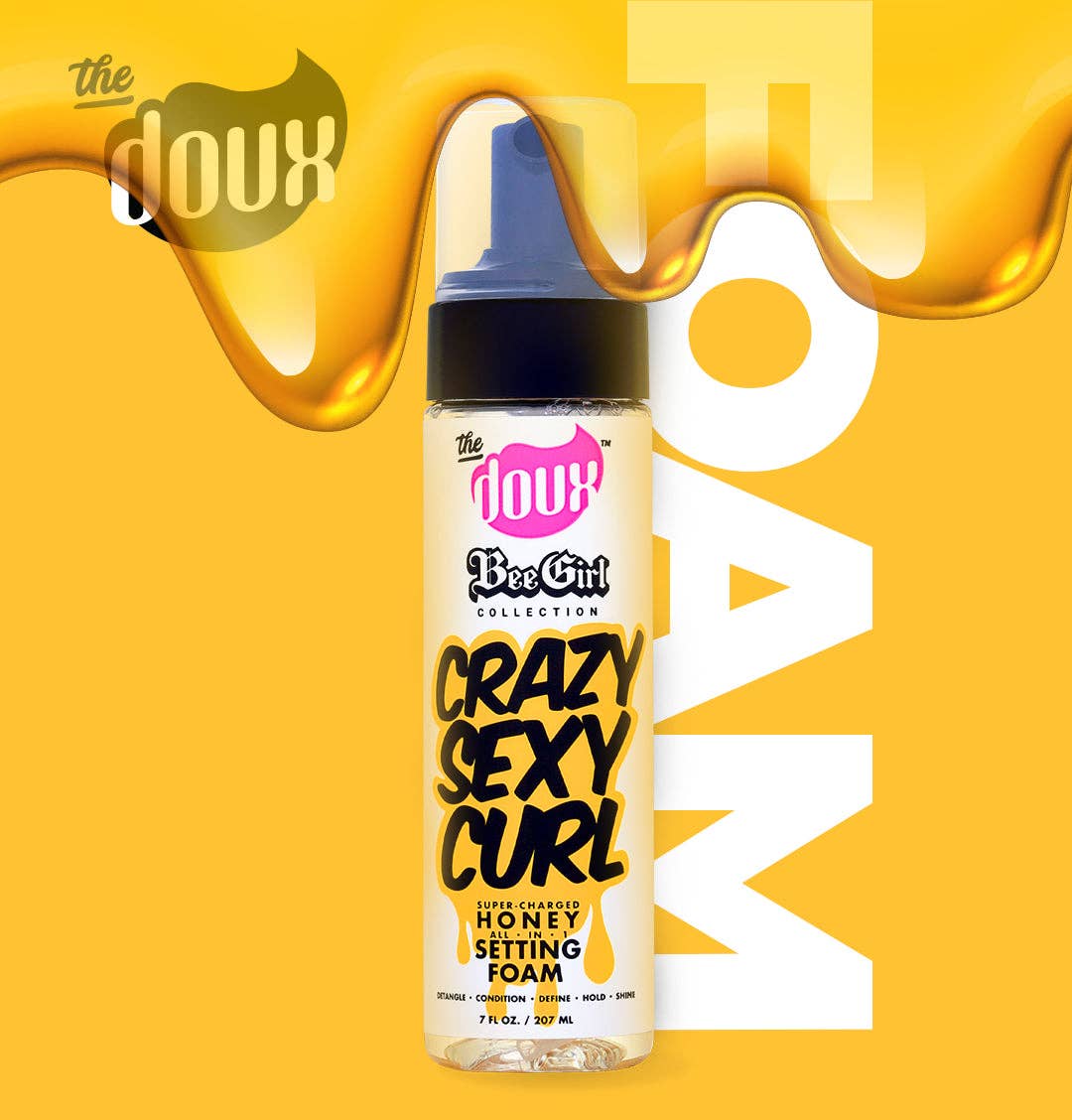 Doux-CRAZYSEXYCURL™ Honey Setting Foam