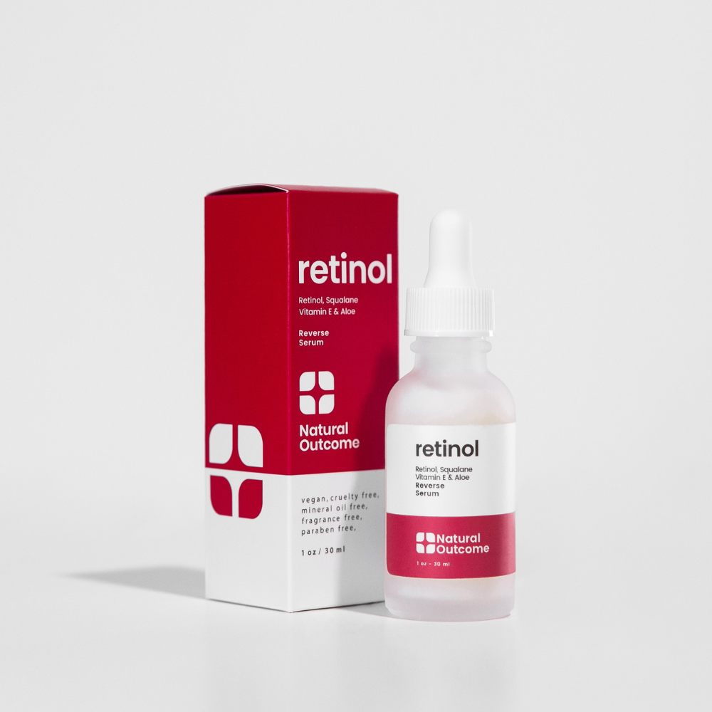 Natural Outcome Skincare-Retinol Facial Serum - Retinol Reverse Face Serum