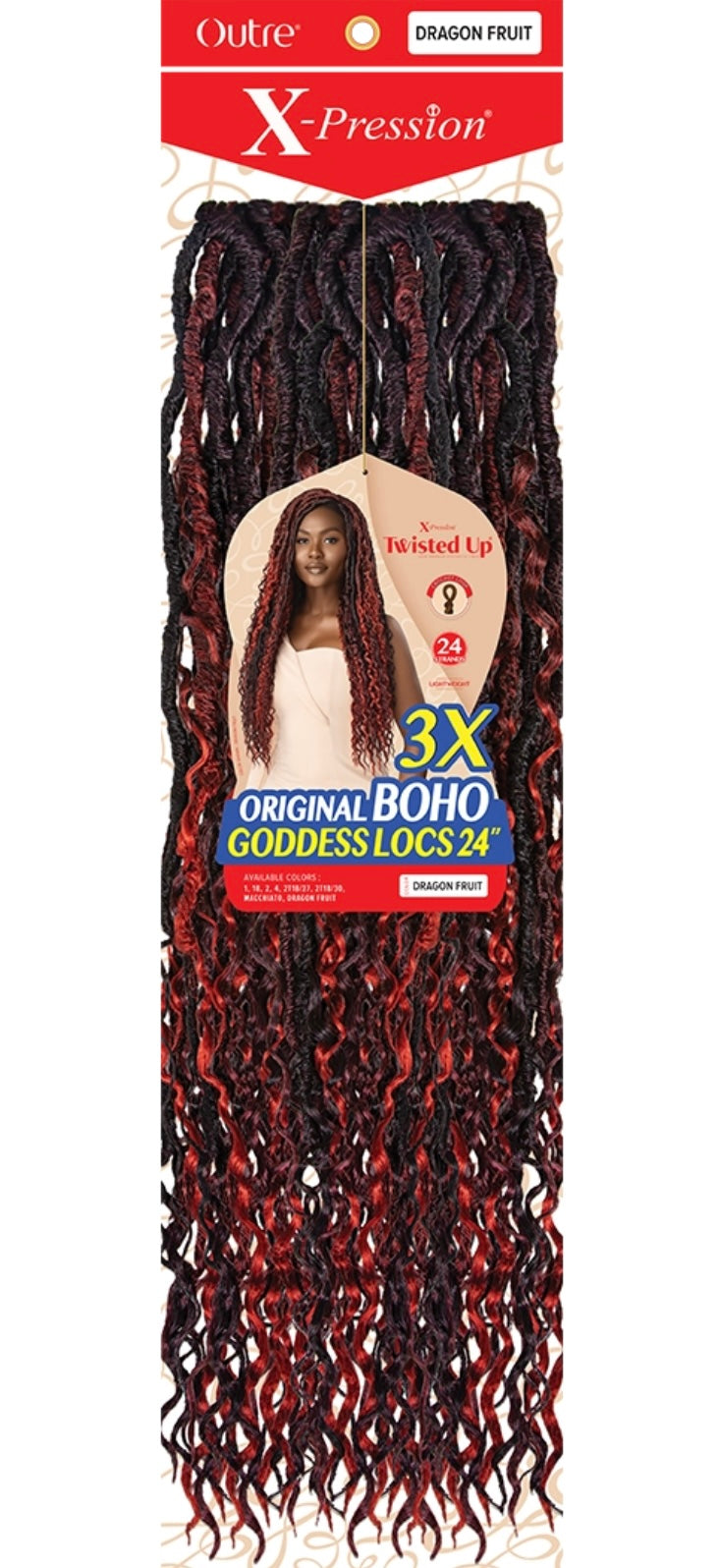 Outre X-Pression - Twisted Up - Original Boho Goddess Locs 24" 3x