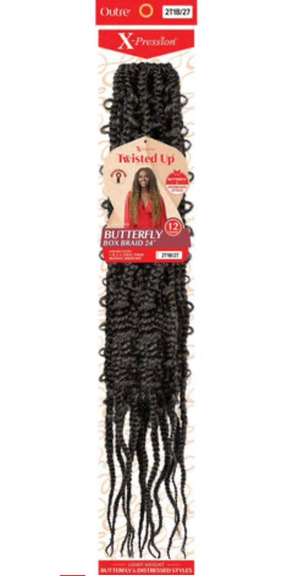 Outre Twisted Up - Butterfly Box Braid 24"