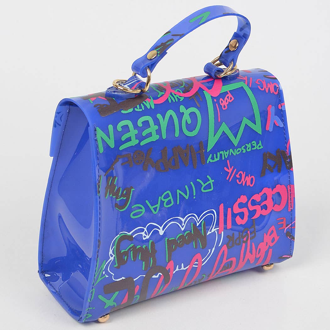 Graffiti Top Handle Bag