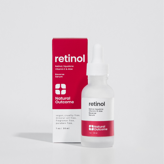 Natural Outcome Skincare-Retinol Facial Serum - Retinol Reverse Face Serum