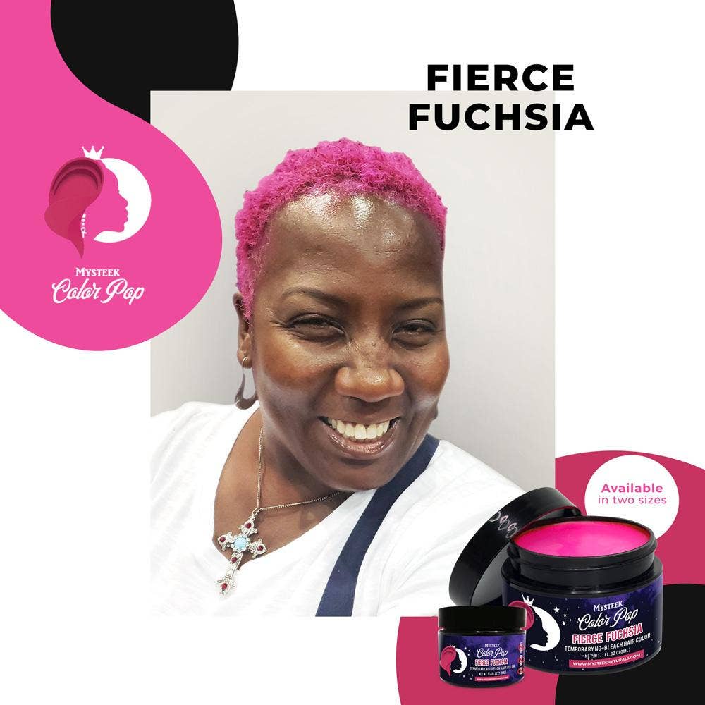 Mysteek Naturals Color Pop Fierce Fuchsia