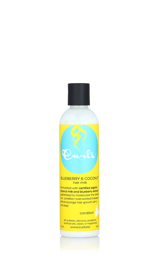 CURLS BEAUTY BRANDS - BLUEBERRY & COCONUT HAIR MILK 8 OZ