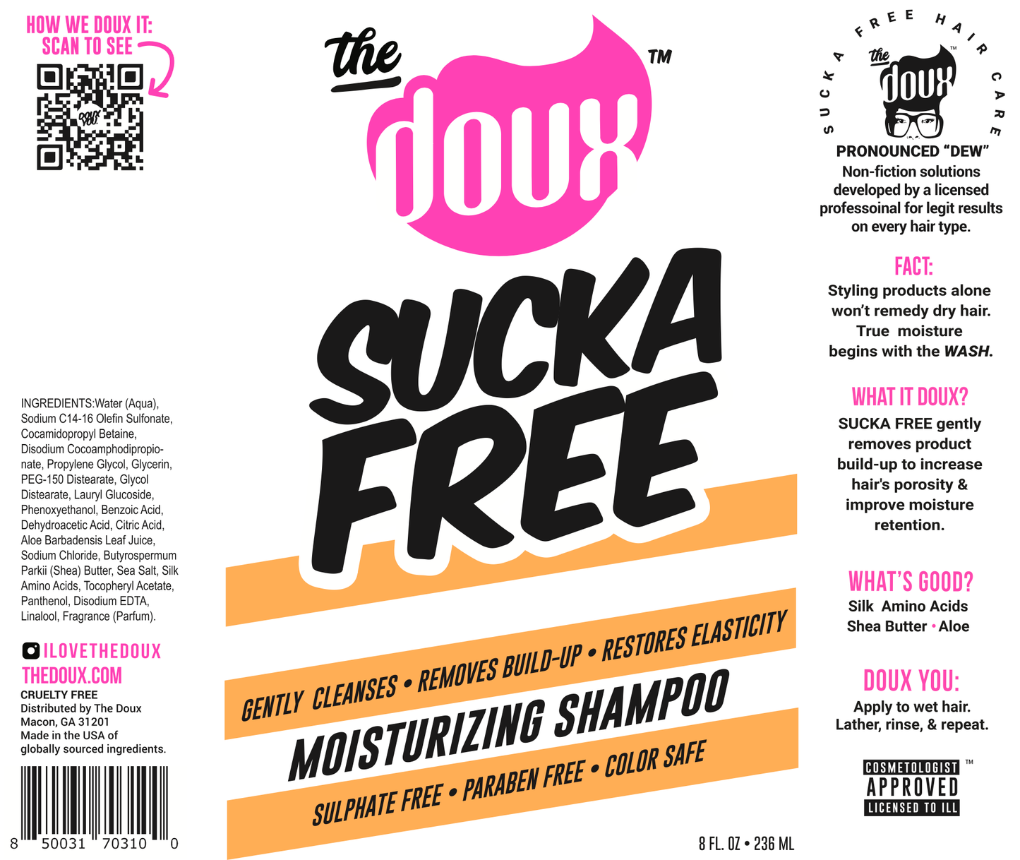 SUCKA FREE Moisturizing Shampoo®