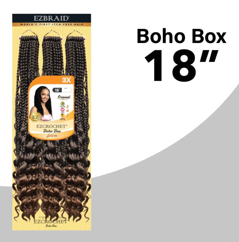 EZCROCHET Boho Box 18" X3