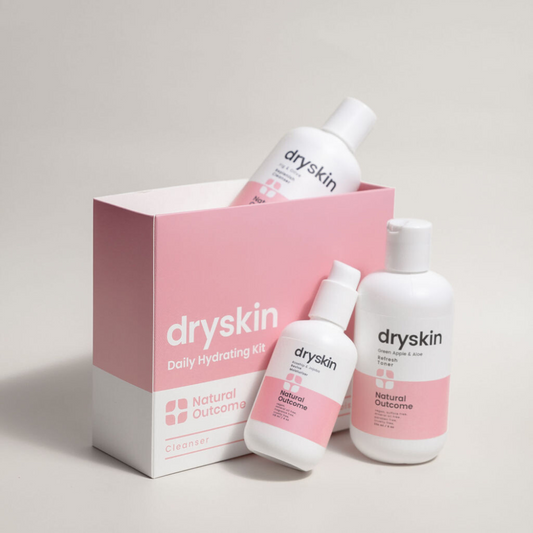 Natural Outcome Skincare-Dry Skin Daily Hydrating Kit - 3 Step Regimen Kit