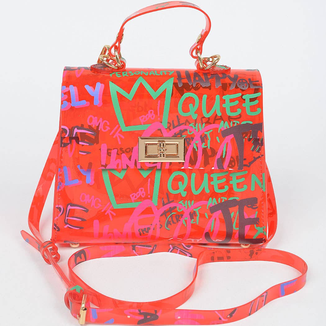 Graffiti Top Handle Bag