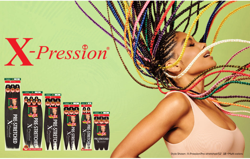 Outre X-Pression Braid Pre Stretched Braid 52" 3x