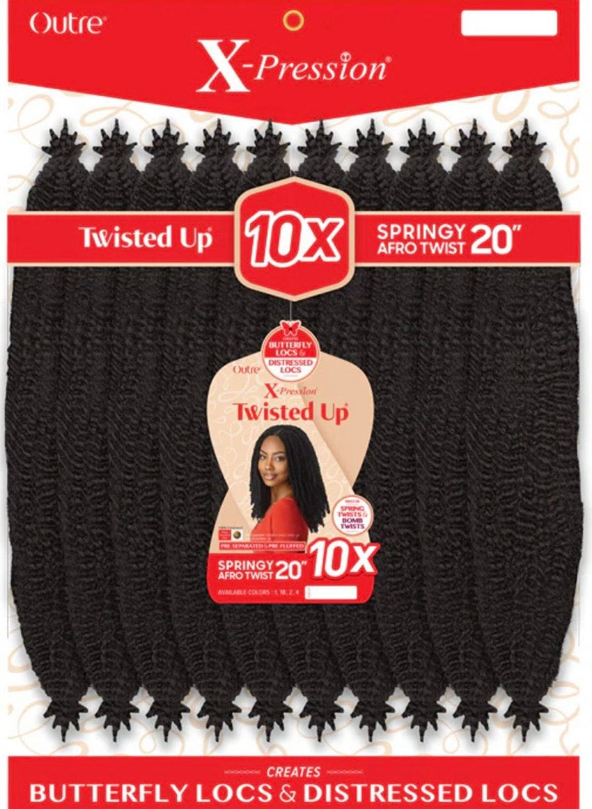 OUTRE Springy Afro Twist 20” 10X