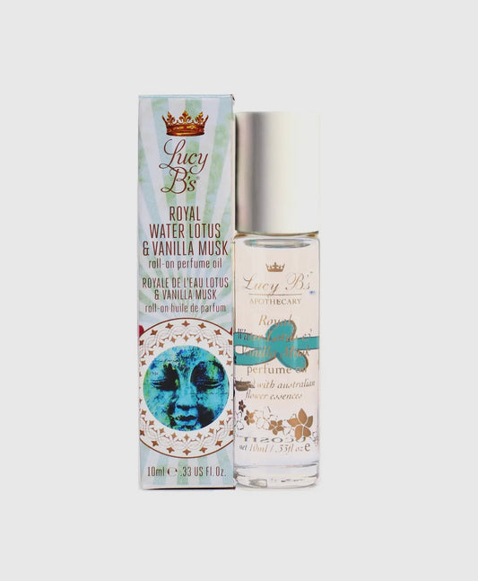 Lucy B's + HYDRA BLOOM-Royal Water Lotus & Vanilla Musk Roll On Oil