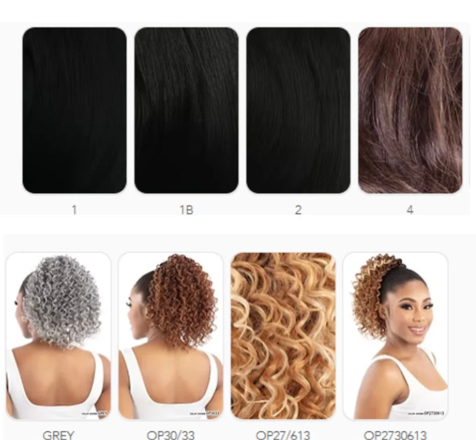 Mayde Beauty Mocha Ponytail Brush Curl 12"