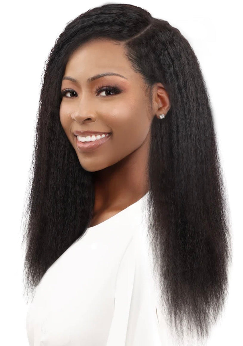 Luv Clip-in Remy Human Hair-Kinky Straight 14” (9pcs)