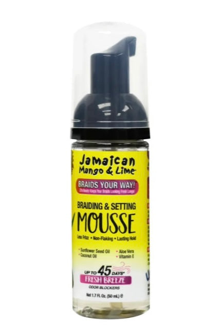 JML Braiding & Styling Mousse 1.7oz (Travel Mini)