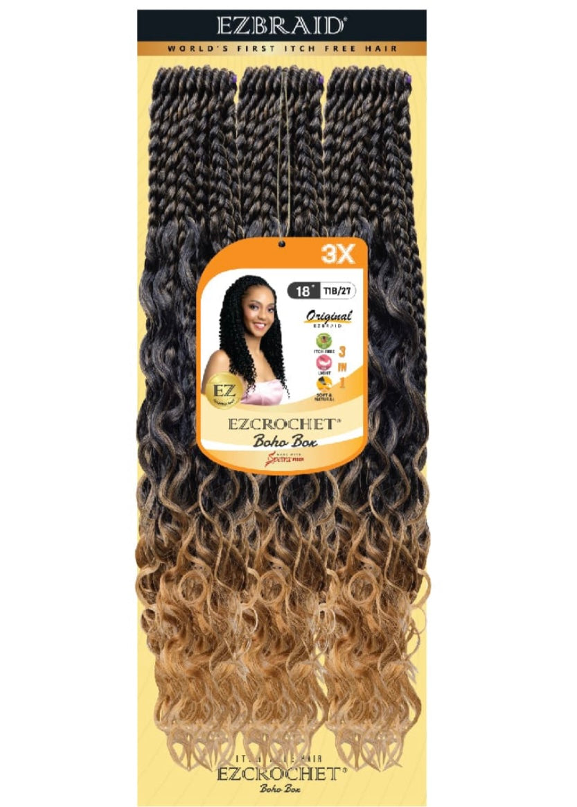 EZCROCHET Boho Box 18" X3