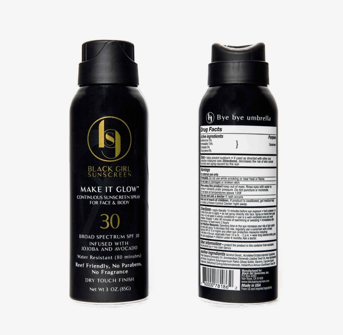 Black Girl Sunscreen-Make It Glow™ Spf 30 (Face & Body) 3oz