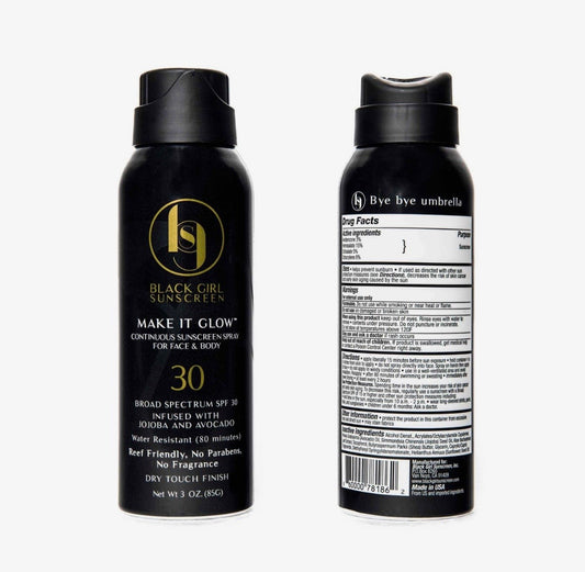 Black Girl Sunscreen-Make It Glow™ Spf 30 (Face & Body) 3oz