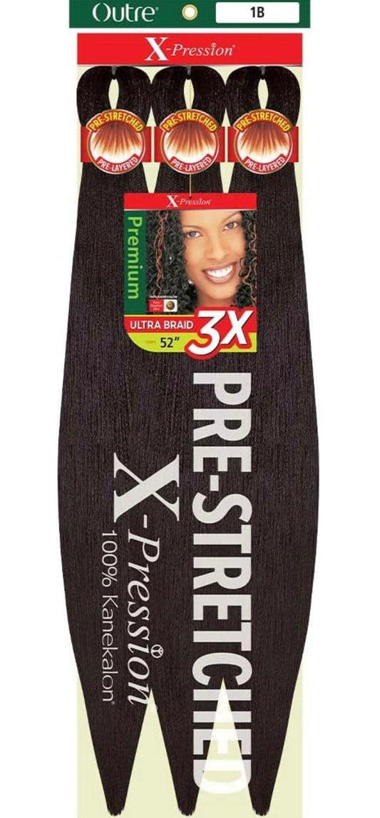 Outre X-Pression Braid Pre Stretched Braid 52" 3x