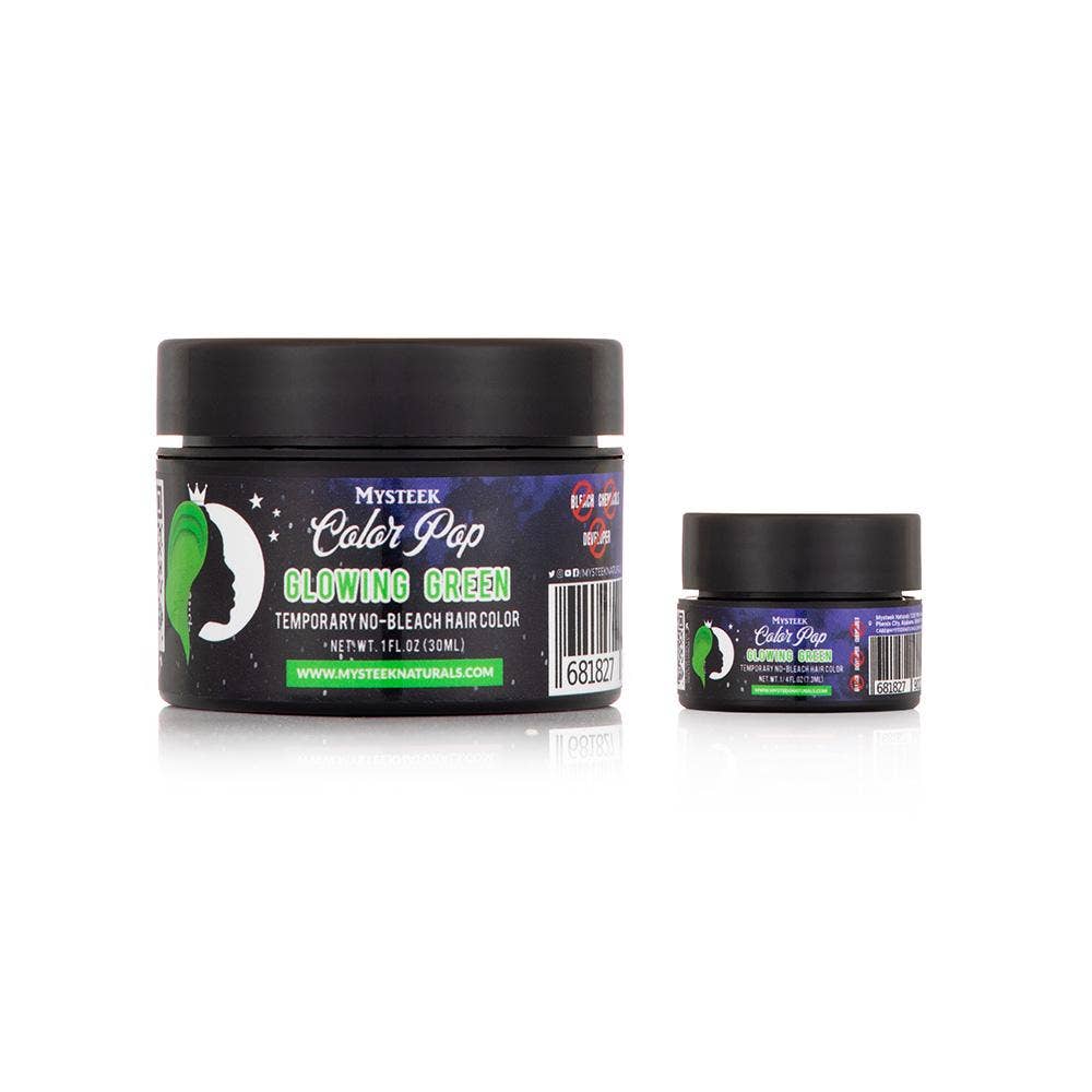 Mysteek Naturals Color Pop Glowing Green