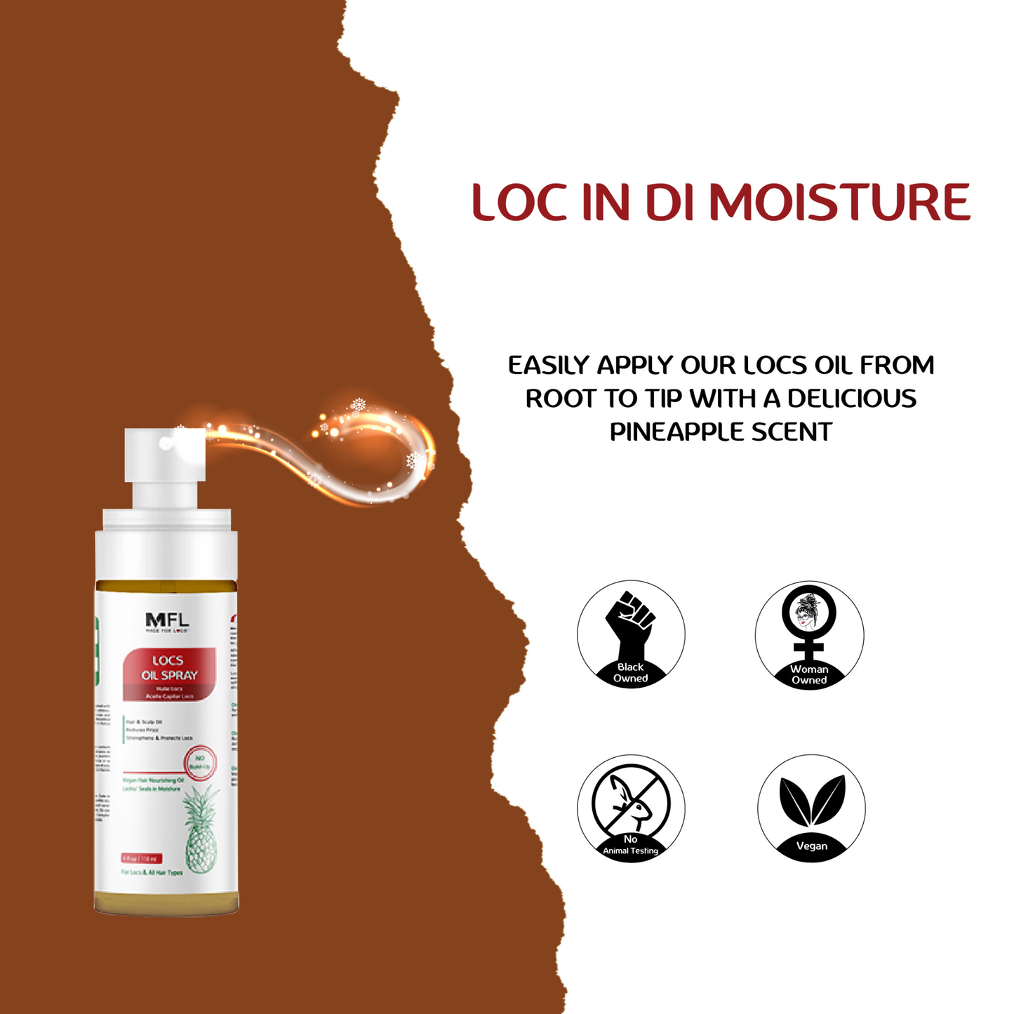 Made For Locs - Locs Vegan Oil Spray | 4 oz