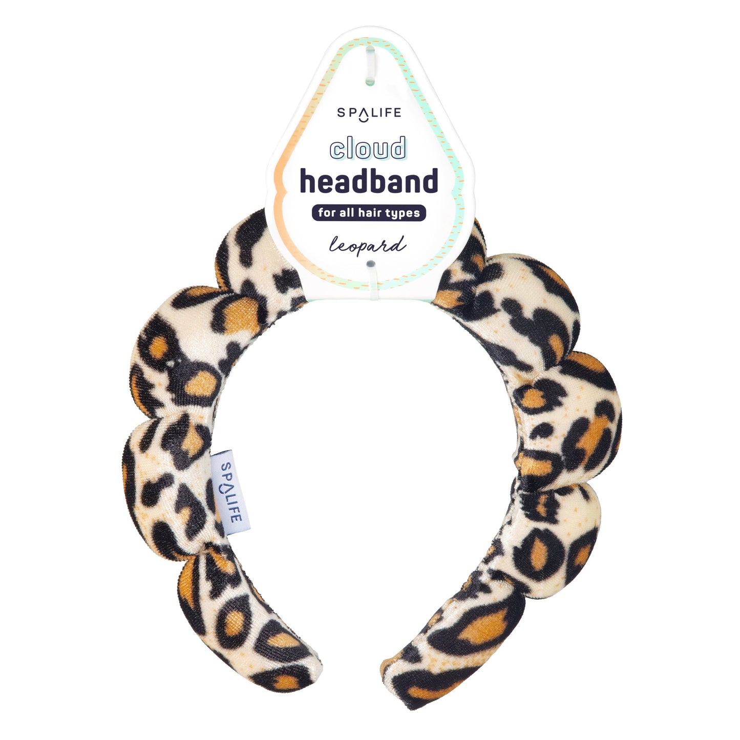 My Spa Life - Bubble Headband Leopard Print