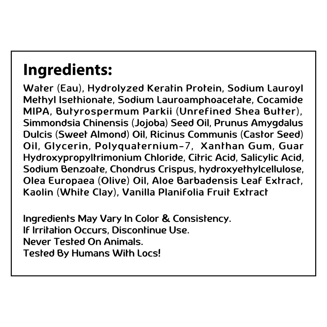 Made For Locs - Locs Black Charcoal Shampoo| 8 oz