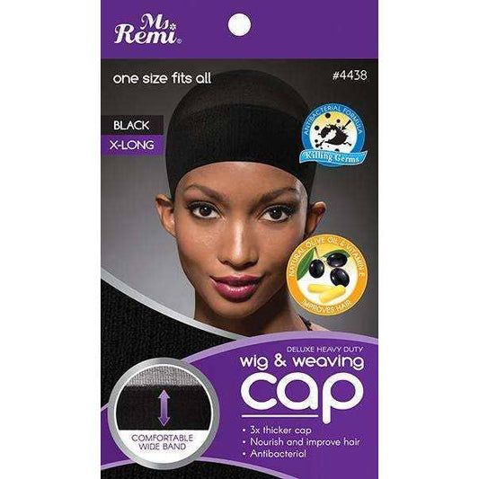 Ms. Remi Deluxe Heavy Duty Wig And Weaving Cap Black