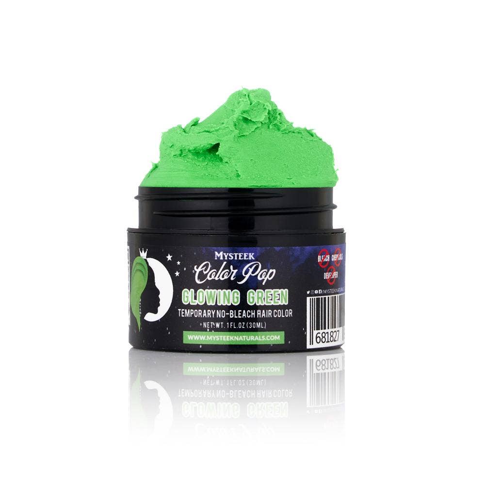 Mysteek Naturals Color Pop Glowing Green