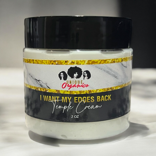 Unique Organics Haircare - I Want My Edges Back Temple Cream 2 oz. 
