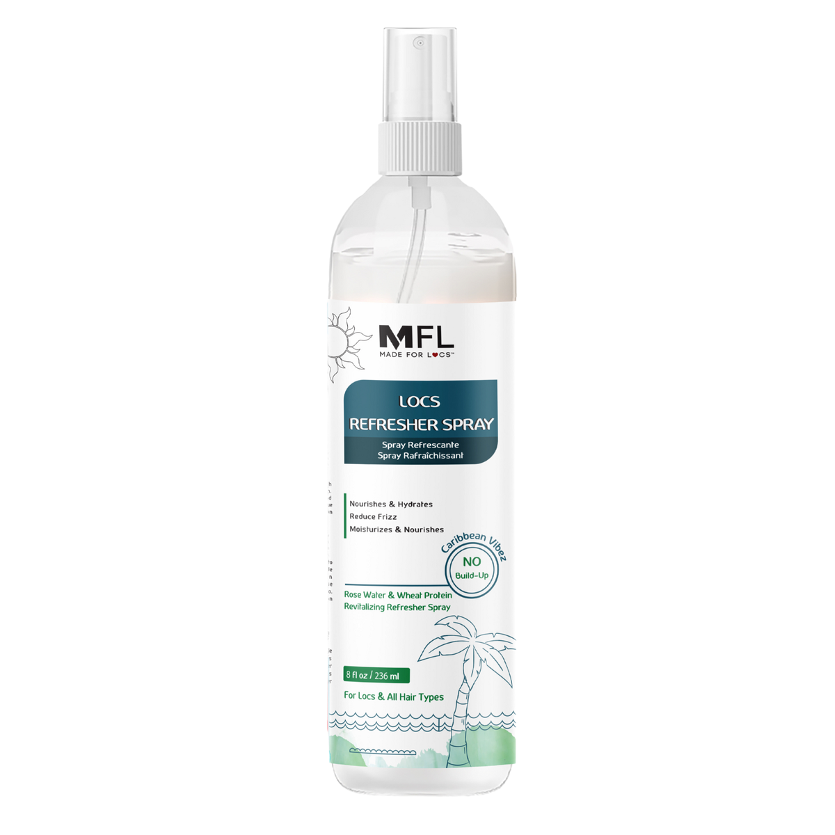 Made For Locs - Locs Rose-Water Refresher Spray | 8 oz