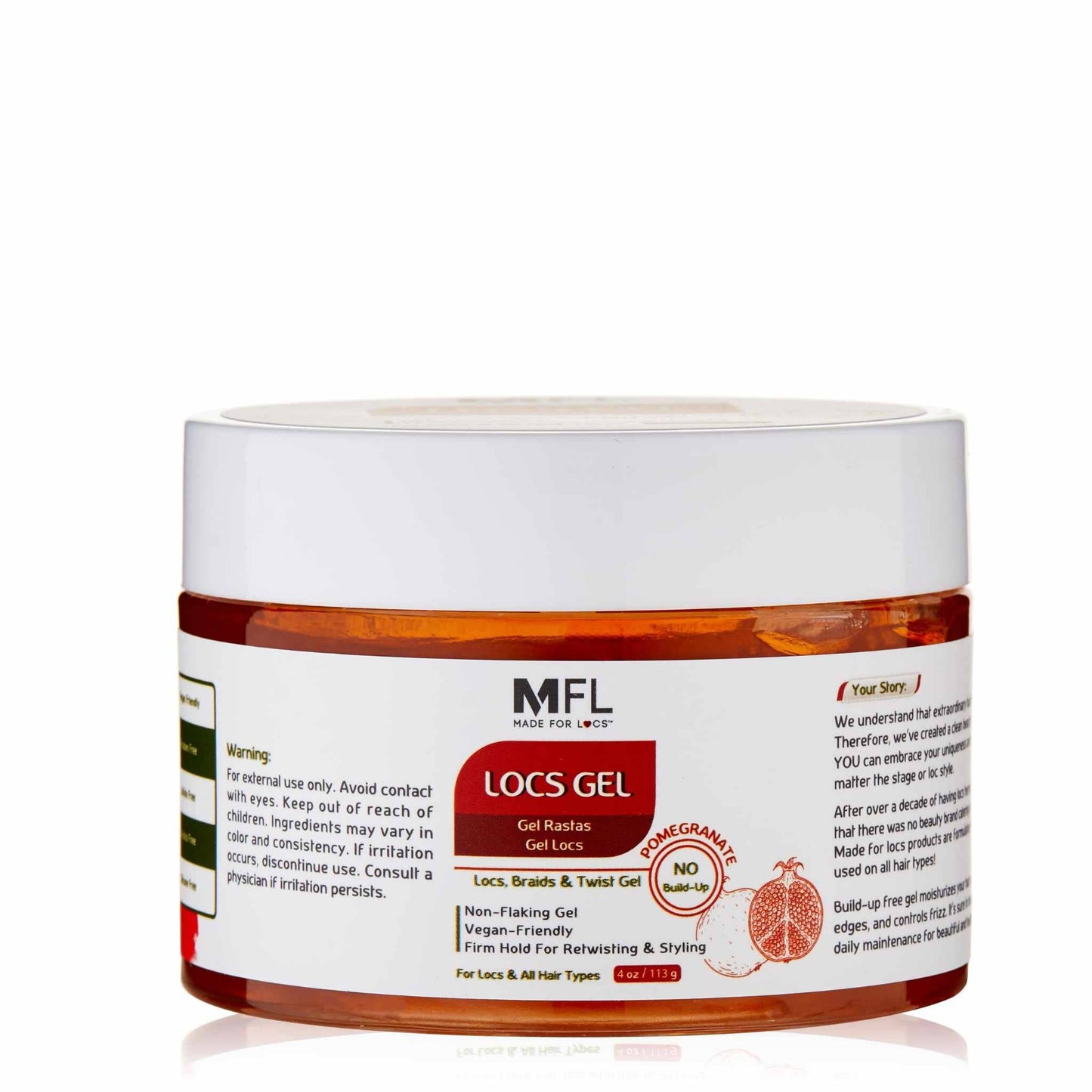 Made For Locs - Locs, Braids & Retwisting Firm Hold Gel | 4 oz