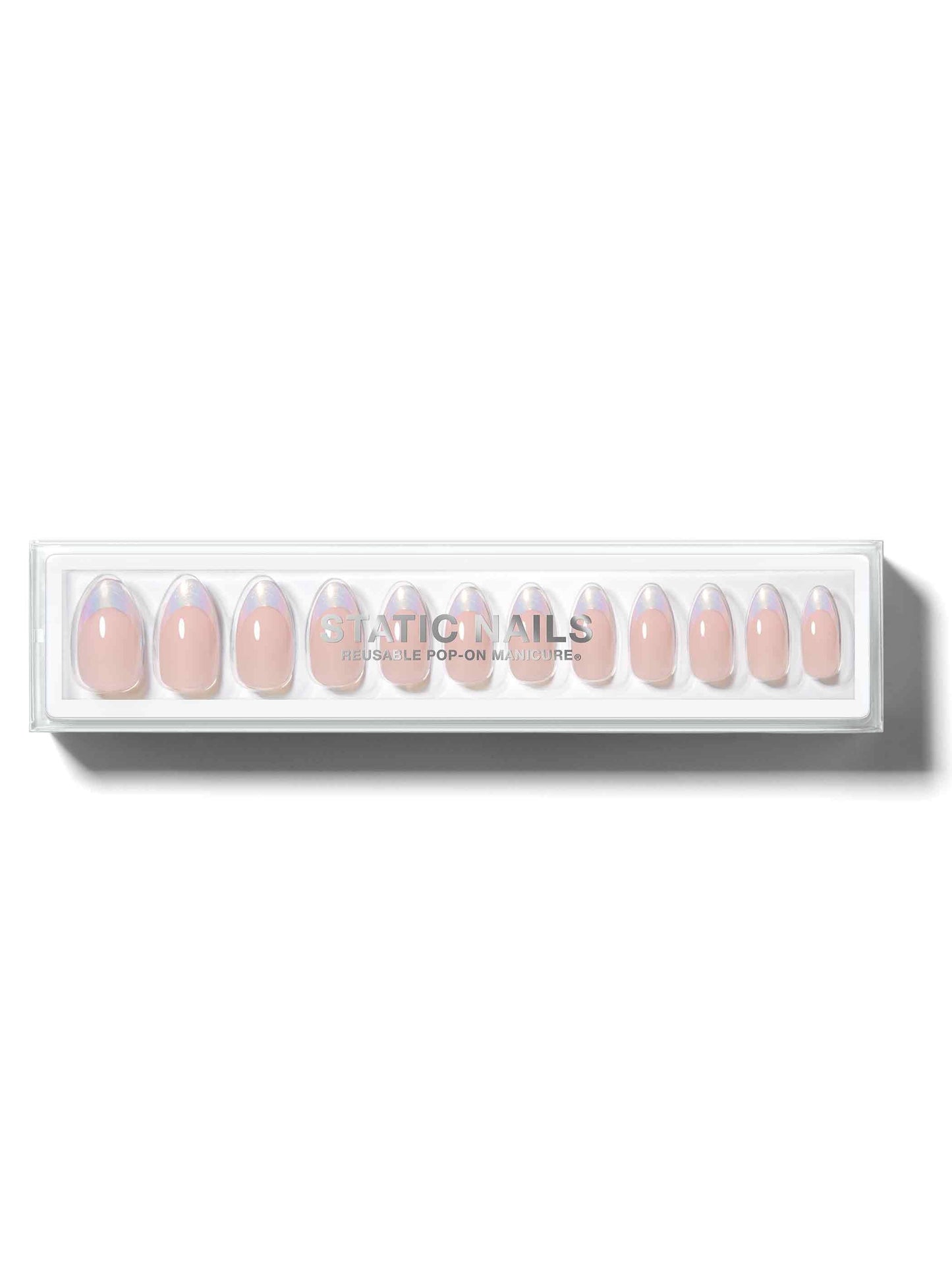 STATIC NAILS OPALESCENT FRENCH ALMOND