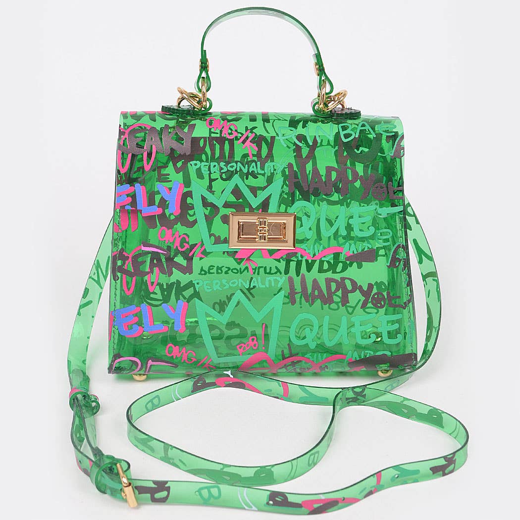 Graffiti Top Handle Bag