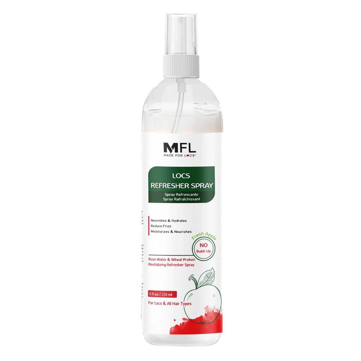 Made For Locs - Locs Rose-Water Refresher Spray | 8 oz