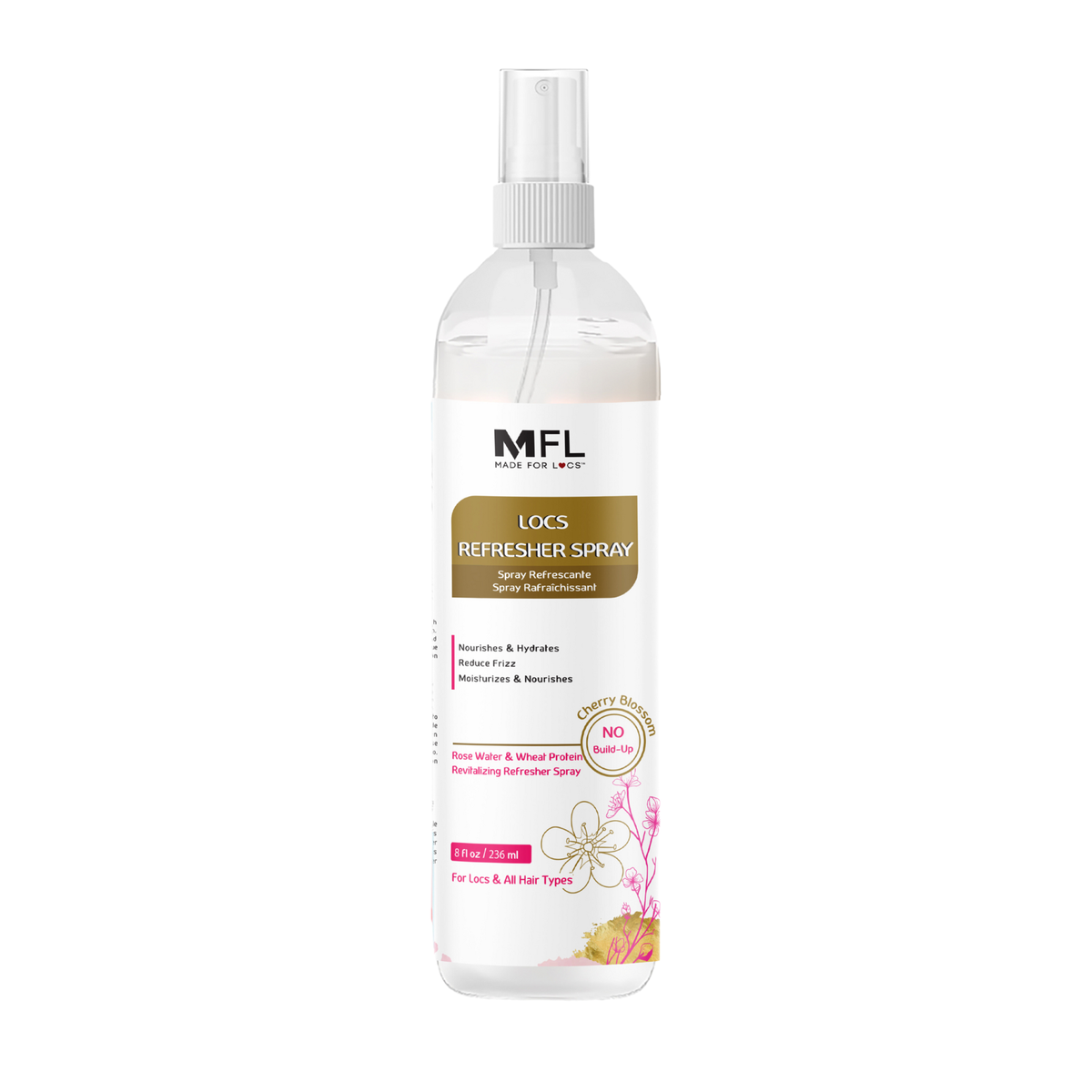 Made For Locs - Locs Rose-Water Refresher Spray | 8 oz