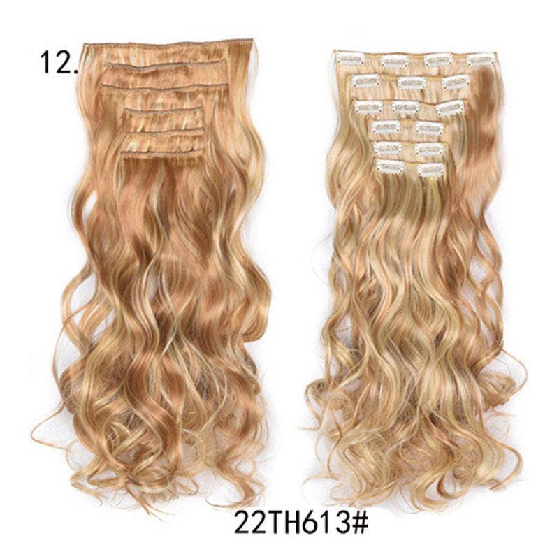 Long Curly Wavy Hair 16 Clip In Hair Extension