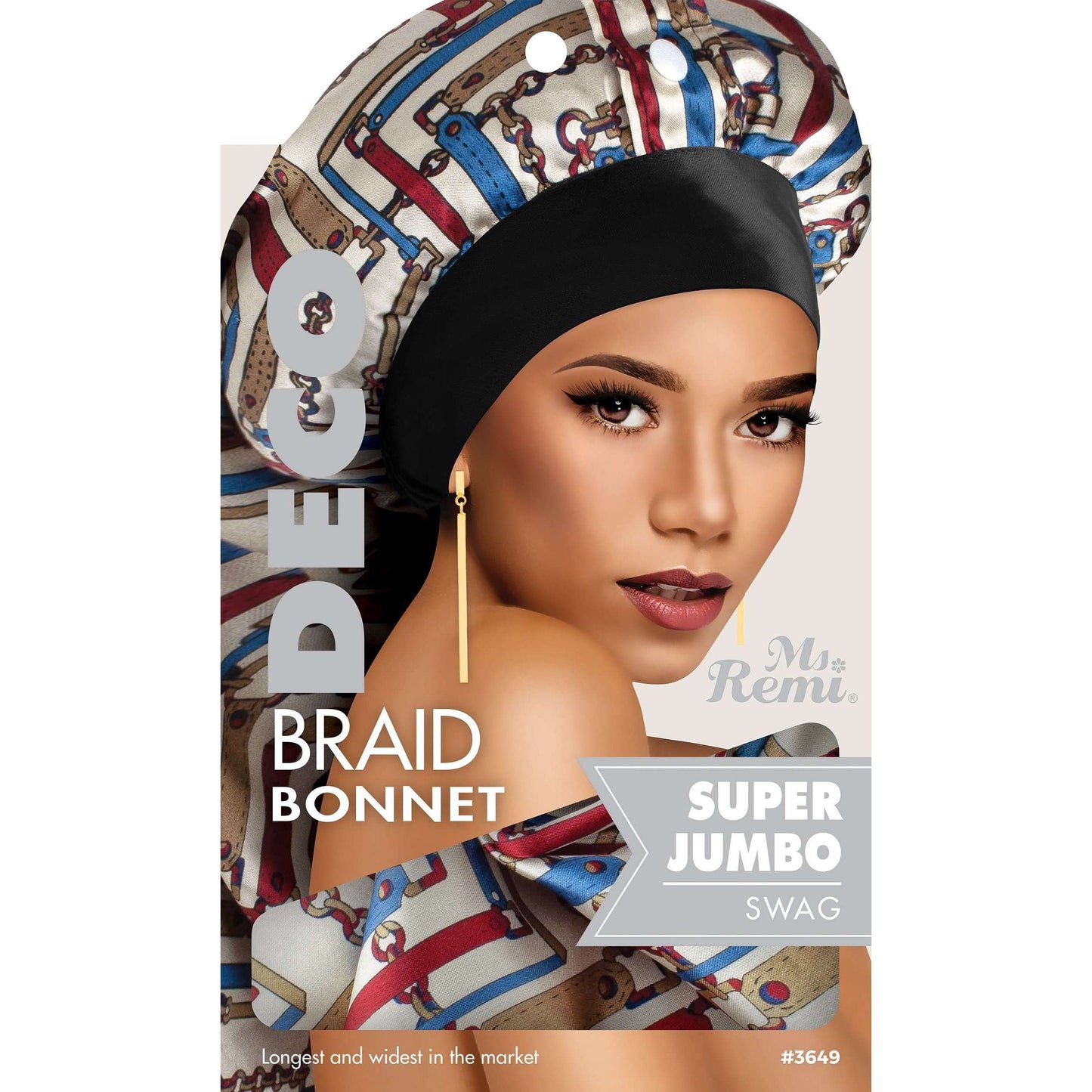 Ms. Remi Deco Braid Bonnet Jumbo - XL Assorted Colors